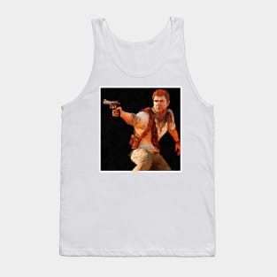 Gun Boy Watercolor Tank Top